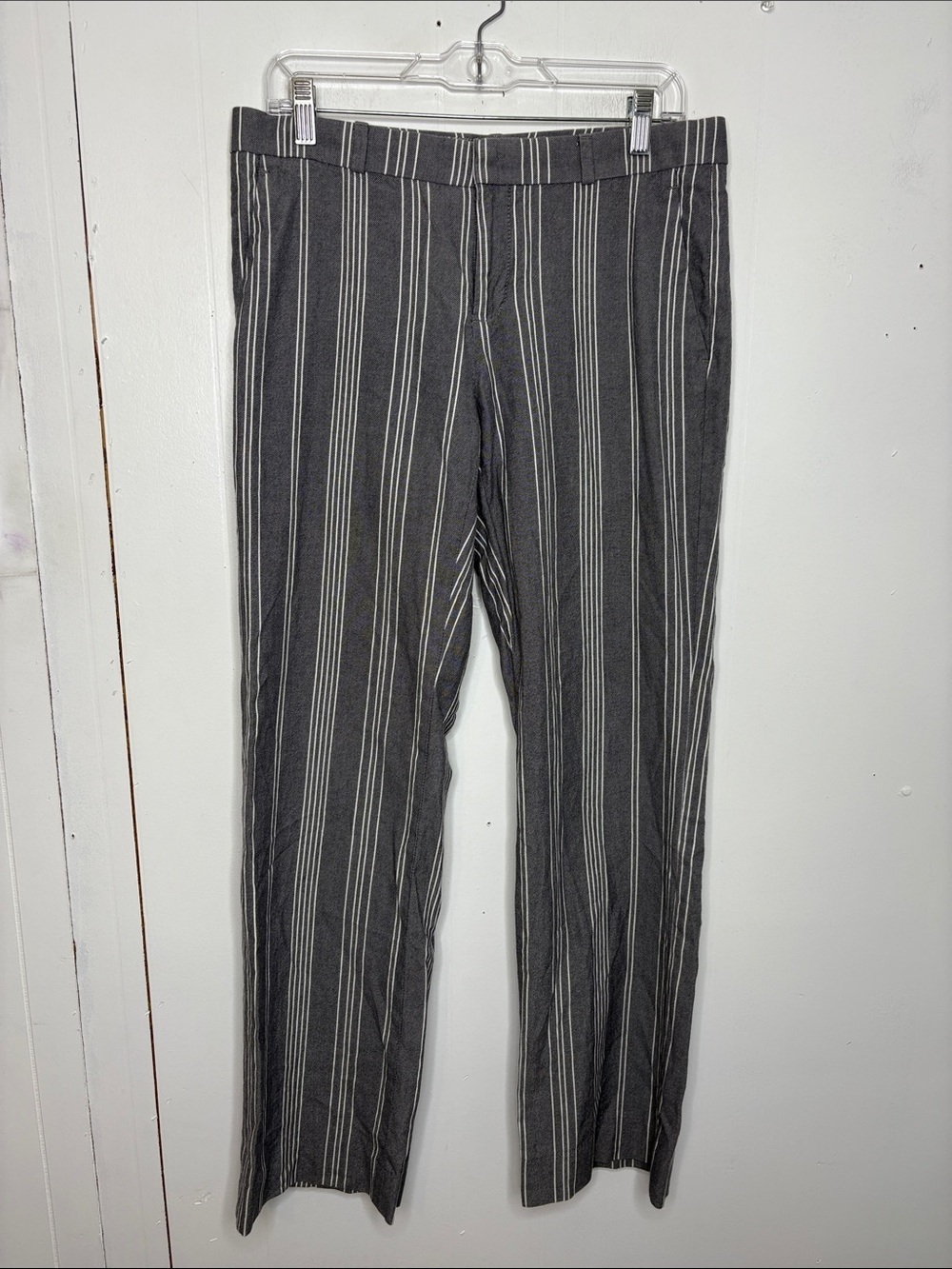 Banana republic Pants Womens 8 Striped Straight Work Office Career Full Length